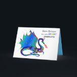 Geburtstag, Großtochter, Dragon Kaleidoscope Group Karte<br><div class="desc">Sehen Sie viele andere Designs in dieser hellen Kaleidoskop Kollektion. Siehe unter MEINE SAMMLUNGEN - KALEIDOSCOPE-SAMMLUNG</div>