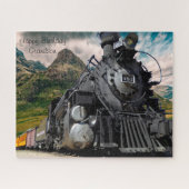 Geburtstag Großvater. Puzzle (Horizontal)