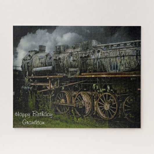 Geburtstag Großvater. Puzzle (Horizontal)