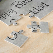 Geburtstag Großvater. Puzzle (Seite)
