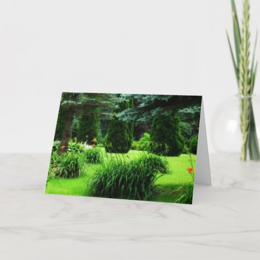 Geburtstag - Grüne Karte (Vorderseite)