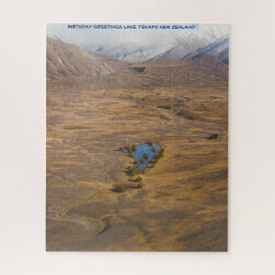 Geburtstag Gruß Lake Tekapo Neuseeland Puzzle