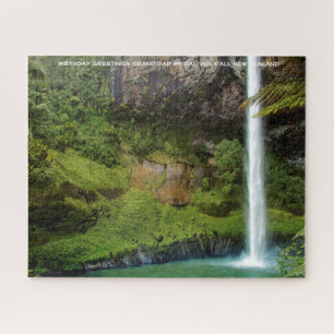 Geburtstag Grüße Bridal Veil Fall Neuseeland Puzzle