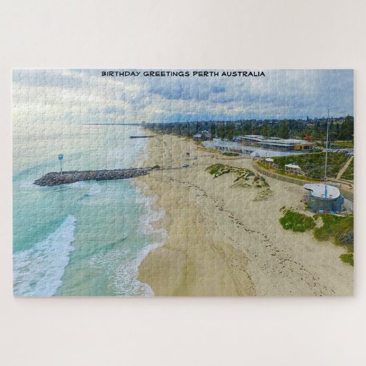 Geburtstag Grüße Perth Australia Jigsaw Puzzle (Horizontal)