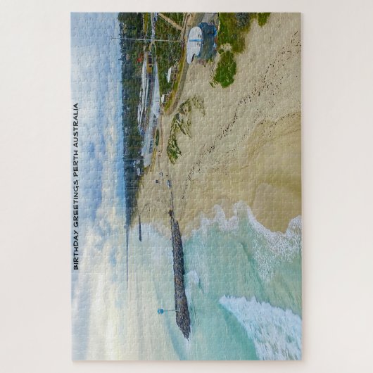 Geburtstag Grüße Perth Australia Jigsaw Puzzle (Vertikal)