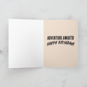 GEBURTSTAG-Grußkarte der 50er Jahre Karte (Innenseite)