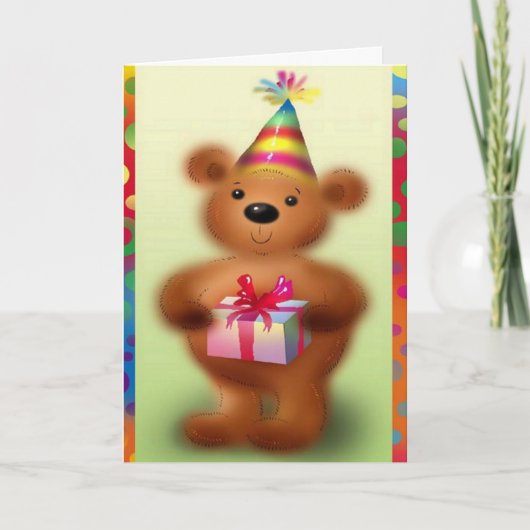 Geburtstag Grußkarte Karte (Vorderseite)
