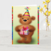 Geburtstag Grußkarte Karte (Gelbe Blume)