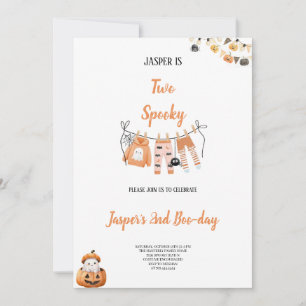 GEBURTSTAG HALLOWEEN GENIESSBARE PARTY VIBE-EINLAD EINLADUNG