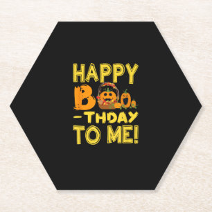Geburtstag Halloween Happy Boo-thday to Me Pumpkin Untersetzer