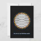 Geburtstag Halloween Party Einladung (Rückseite)