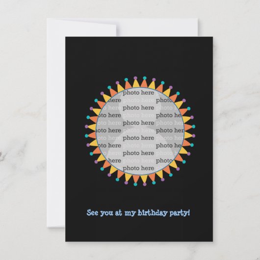 Geburtstag Halloween Party Einladung (Rückseite)