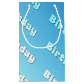 Geburtstag (hellblau) kleine geschenktüte (Rückseite)