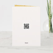 Geburtstag Herbst Blumenstrauß und Äpfel Karte (Rückseite)