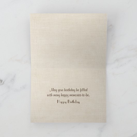 Geburtstag Herbstüberbrückung Karte (Innenseite)