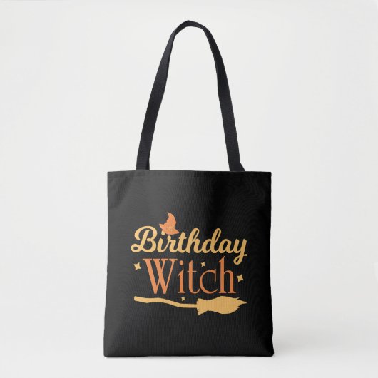 Geburtstag Hexe Halloween Geburtstag Tasche (Vorderseite)