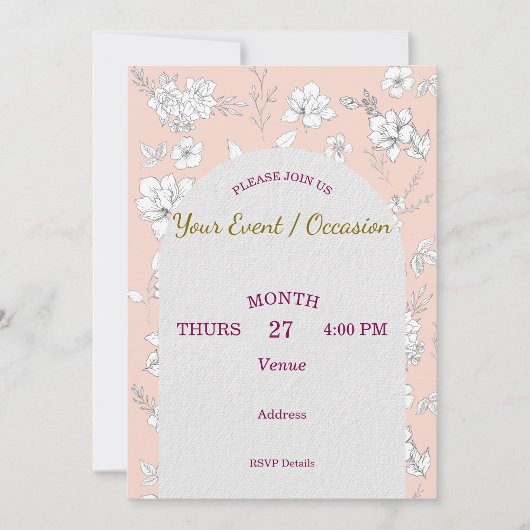 Geburtstag Hochzeit Weihnachten Generic Customize Einladung