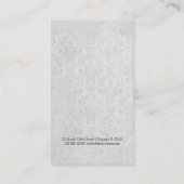 Geburtstag Hochzeitstorte Tropfen Visitenkarte (Rückseite)