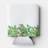 Geburtstag Holly Dezember Geburtstag Blume Custom Dosenkühler (Rückseite)