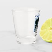 Geburtstag Hund Vater Bestes Pet-Foto Schnapsglas (Links)