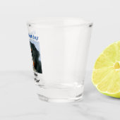 Geburtstag Hund Vater Bestes Pet-Foto Schnapsglas (Rechts)