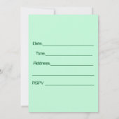 Geburtstag, ich mag Schildkröten, Einladung (Rückseite)