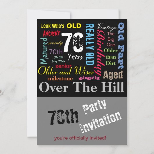 Geburtstag im Graffiti-Stil Einladung (Vorderseite)