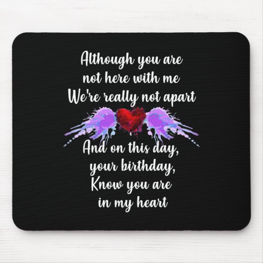 Geburtstag im Himmel Überdosierung Gegner des Bewu Mousepad (Vorne)