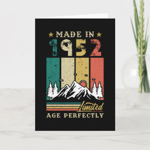 Geburtstag im Jahr 1952 Vintage Karte