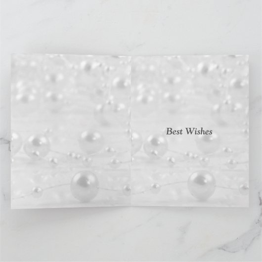 Geburtstag im Juni Pearl Gruß Karte (Innenseite)