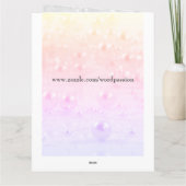 Geburtstag im Juni Pearl Gruß Karte (Rückseite)