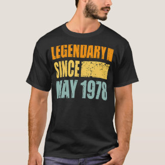 Geburtstag im Mai 1978 T-Shirt