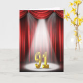 Geburtstag im Rampenlicht Karte (Gelbe Blume)