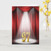 Geburtstag im Rampenlicht Karte (Gelbe Blume)