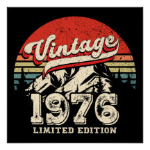 Geburtstag im Retro-Stil 1976 50. Outdoor-Bday