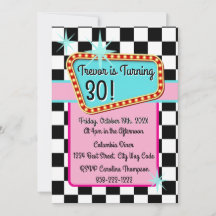 Geburtstag im Stil der 50er Rock and Roll Sock Hop