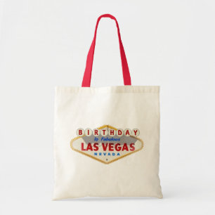 GEBURTSTAG in fabelhafter Las Vegas-Tasche Tragetasche