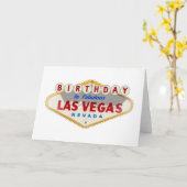 GEBURTSTAG in Fabulous Las Vegas Card Karte (Gelbe Blume)