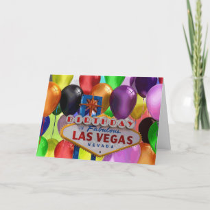 Geburtstag in Fabulous Las Vegas Card Karte
