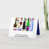 Geburtstag in Flaschen Karte (Rückseite)