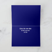 Geburtstag in Flaschen Karte (Innenseite)