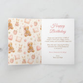 Geburtstag in gemütlichen Pyjamas Karte (Innenseite)