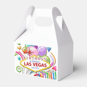 GEBURTSTAG in Las Vegas GABLE Gefälligkeitsbox Geschenkschachtel