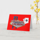 Geburtstag in Las Vegas Karte (Gelbe Blume)