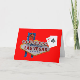 Geburtstag in Las Vegas Karte