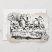 Geburtstag in Wonderland Einladung (Rückseite)