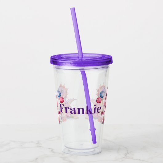 Geburtstag individualisieren Dinosaurier Acryltrinkbecher (Links)