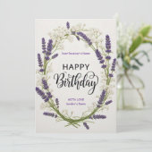 Geburtstag individuell anpassbare digitale Dschung Feiertagskarte (Stehend Vorderseite)