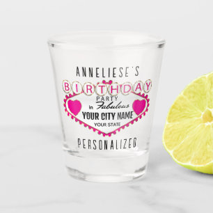 Geburtstag individuell gestalten - Vegas Style - R Schnapsglas
