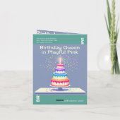 GEBURTSTAG INVITATONKARTE EINLADUNG (Rückseite)